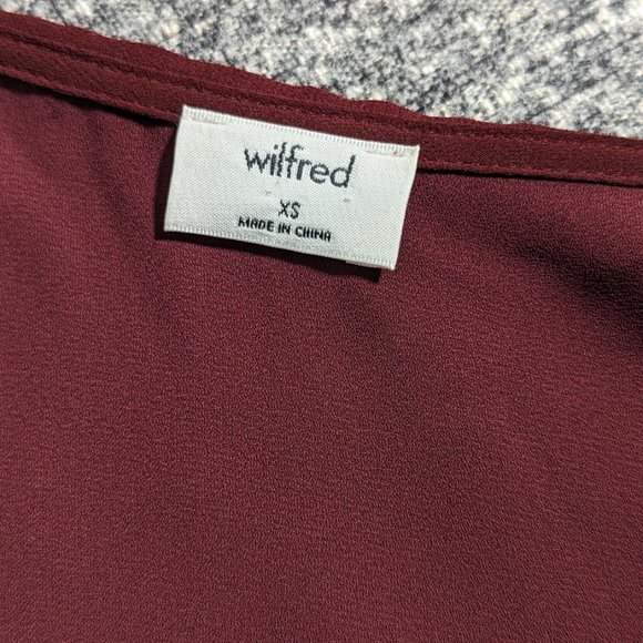 Wilfred  Aritzia Pleated Wrap Dress - Picture 6 of 10